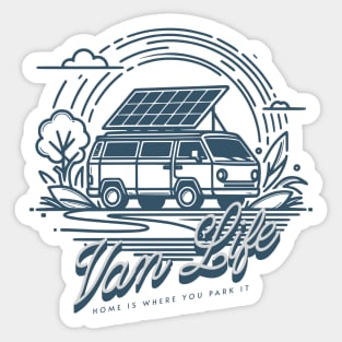 Van Life - Home is where you park it Sticker